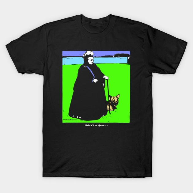 Portrait of Queen Victoria T-Shirt by Pixelchicken